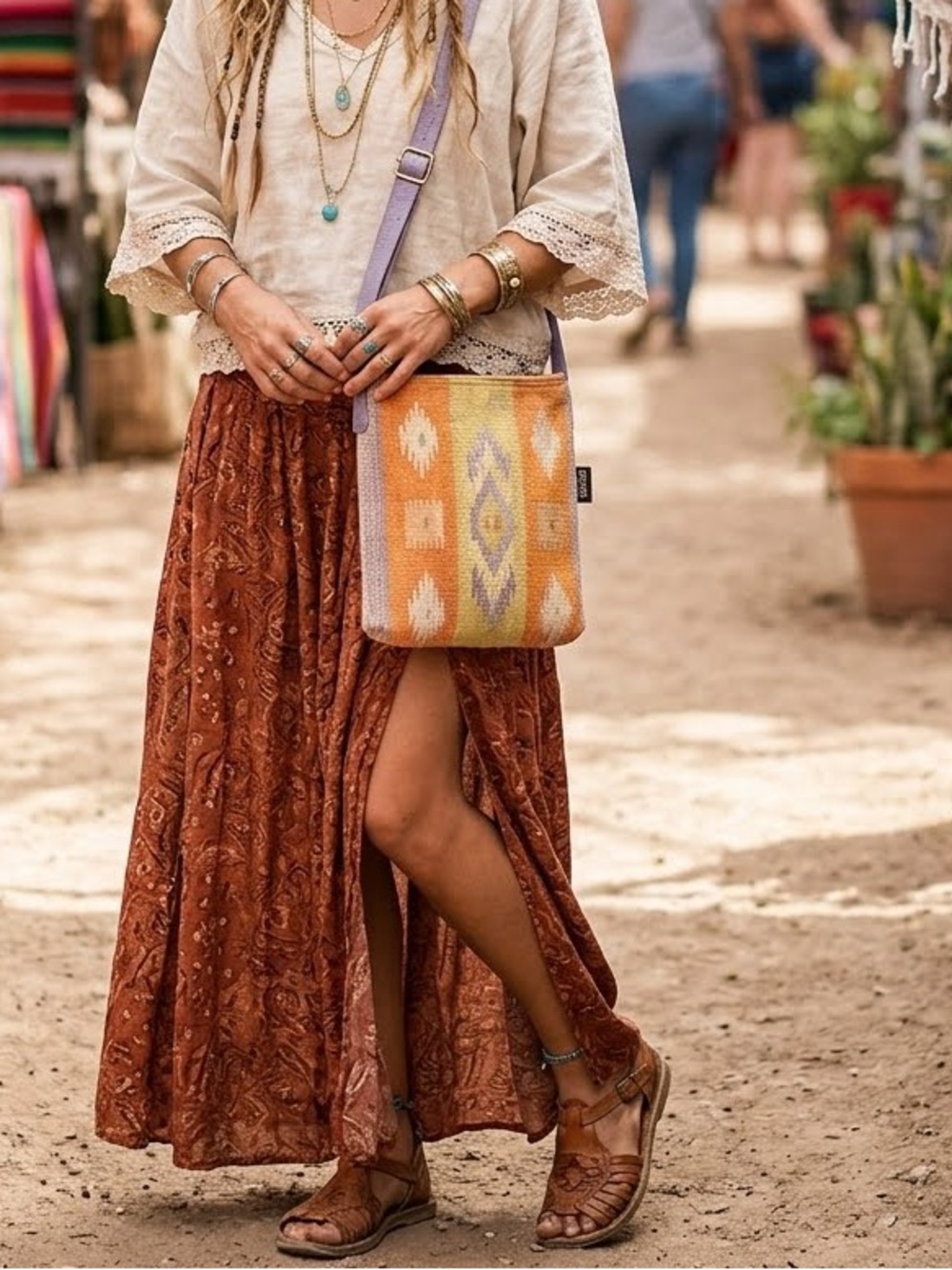 Catori Bohemian Crossbody Bag